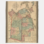 Couverture Polaire Rail Road & Township Map of Massachusetts, 1879 (Devant)