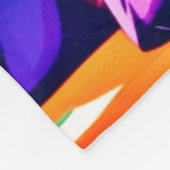 Couverture Polaire Rainbow Hug Dog Art (Coin)