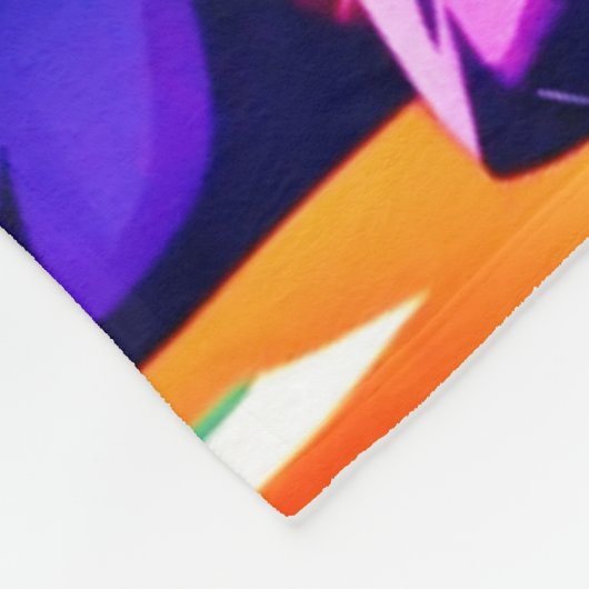 Couverture Polaire Rainbow Hug Dog Art (Coin)