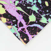 Couverture Polaire rainbow ink splash extreme : (Coin)