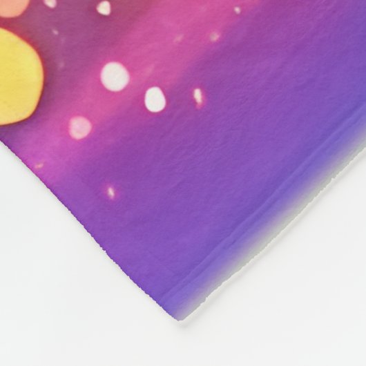 Couverture Polaire Rainbow Kitten Dream (Coin)