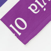 Couverture Polaire Rainbow Personnalisé Enfants Nom Cadeau (Coin)