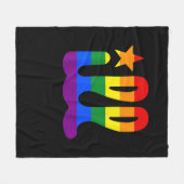 Couverture Polaire Rainbow Pride Amour ill Philadelphia Philly Gay Pr (Devant (Horizontal))