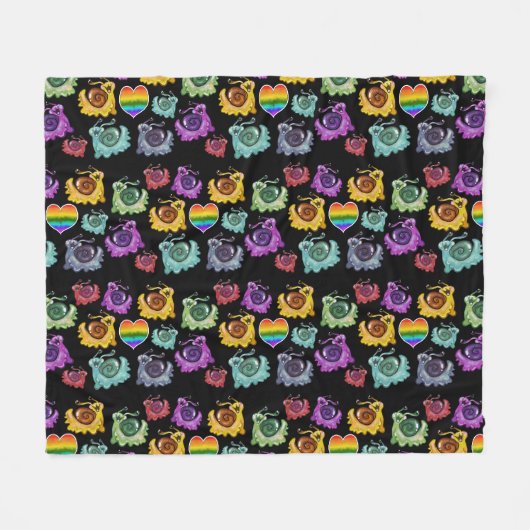 Couverture Polaire Rainbow Snacks (Devant (Horizontal))