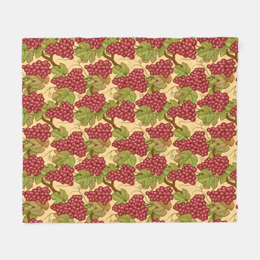 Couverture Polaire Raisins (Devant (Horizontal))
