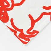 Couverture Polaire Ram Red Outline Pattern (Coin)