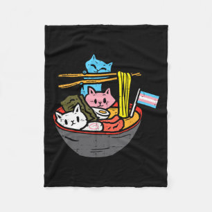 Couverture Polaire Ramen Cat Transgenre Lgbt Trans Pride Janpanese N