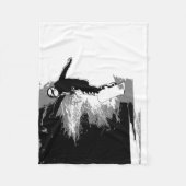 Couverture Polaire Randonnée libre - Snowboarder Fleece Blanket (Devant)