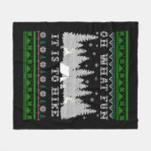 Couverture Polaire randonnée Noël laid (Devant (Horizontal))