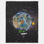 Couverture Polaire Randonnée Notre Planète Hiker's Soul Compass Space (Devant)