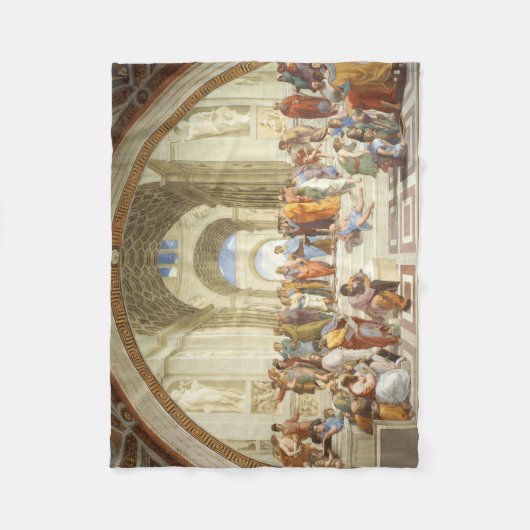 Couverture Polaire Raphael - L'école d'Athènes 1511 (Devant)