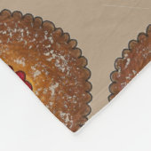 Couverture Polaire Raspberry Linzer Torte biscuits maison Boulangerie (Coin)