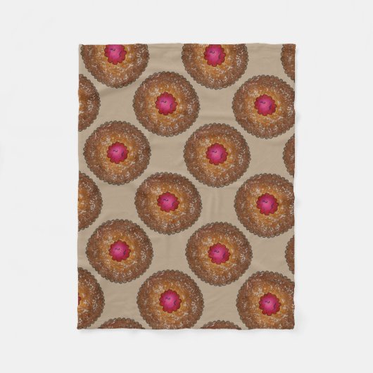 Couverture Polaire Raspberry Linzer Torte biscuits maison Boulangerie (Devant)