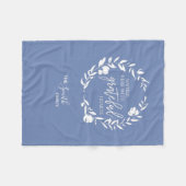 Couverture Polaire Rassemblement ici avec les coeurs reconnaissants (Devant (Horizontal))