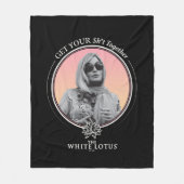 Couverture Polaire Rassemblez votre sh*t - Le Lotus Blanc (Devant)