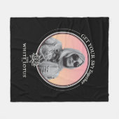 Couverture Polaire Rassemblez votre sh*t - Le Lotus Blanc (Devant (Horizontal))