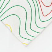 Couverture Polaire Rasta Waves (Coin)