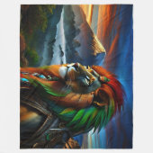 Couverture Polaire Rastafari (Devant)