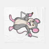 Couverture Polaire Rat à Musique avec Triangel (Devant (Horizontal))