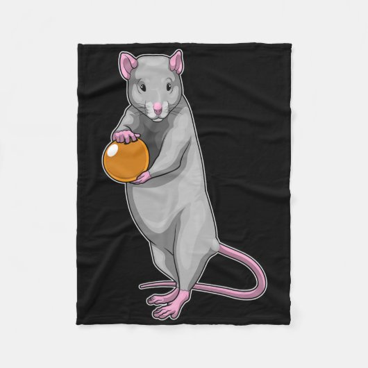 Couverture Polaire Rat Bowling Boule De Bowling Sports (Devant)