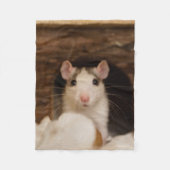 Couverture Polaire Rat mignon (Devant)