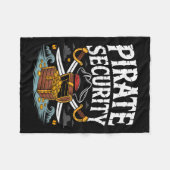 Couverture Polaire Rate Security Funny Halloween Costume Dad Mom Grou (Devant (Horizontal))