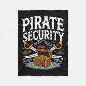 Couverture Polaire Rate Security Funny Halloween Costume Dad Mom Grou (Devant)