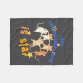 Couverture Polaire Rats Spelled Backwards Is Star Funny Rat Meme Rat (Devant (Horizontal))