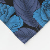 Couverture Polaire Ravins et roses bleus (Coin)