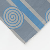 Couverture Polaire Rayé en spirale (Coin)