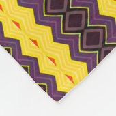 Couverture Polaire Rayé Rétro  (Coin)