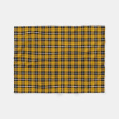 Couverture Polaire Rayure blanche/noire d'or/jaune (Devant (Horizontal))