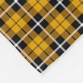 Couverture Polaire Rayure blanche/noire d'or/jaune (Coin)
