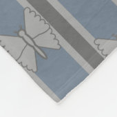 Couverture Polaire Rayure de Papillon (Coin)
