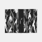 Couverture Polaire Rayure noire nommée personnalisée de noir de (Devant (Horizontal))