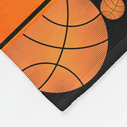 Couverture Polaire Rayure nommée faite sur commande d'orange de (Coin)