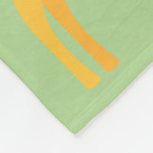 Couverture Polaire Rayure personnalisée mignonne de vert de menthe de (Coin)