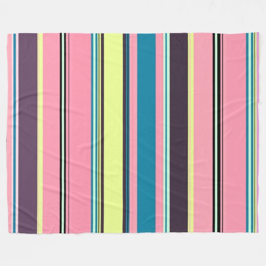 Couverture Polaire Rayures (Devant (Horizontal))