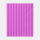 Couverture Polaire Rayures bicolores violettes (Devant)
