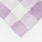 Couverture Polaire Rayures blanches violettes (Coin)