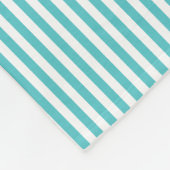 Couverture Polaire Rayures bleues et blanches d'Aqua (Coin)