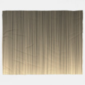 Couverture Polaire Rayures de brun et de crème (Devant (Horizontal))