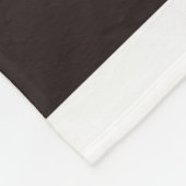 Couverture Polaire Rayures de chaussures de Pointe de ballet, noires (Coin)