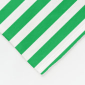 Couverture Polaire Rayures de Kelly de monogramme et bleu marine (Coin)