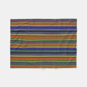 Couverture Polaire Rayures de plage (Devant (Horizontal))