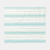 Couverture polaire rayures de plage (Devant (Horizontal))