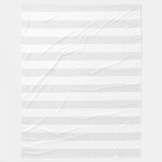 Couverture Polaire Rayures de toile grises molles de regard (Devant)