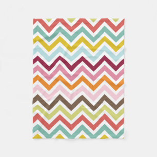 Couverture Polaire Rayures de zigzag de Chevron
