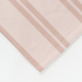 Couverture Polaire Rayures doubles roses (Coin)