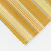 Couverture Polaire Rayures Jaune Ensoleillé (Coin)